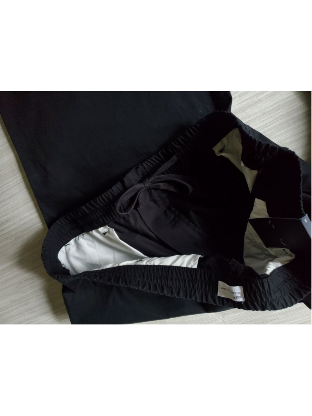 GAP Relaxed Pull-On Khakis Easy Pants XL Black NWT Drawstring Soft 100% Cotton - Picture 12 of 13
